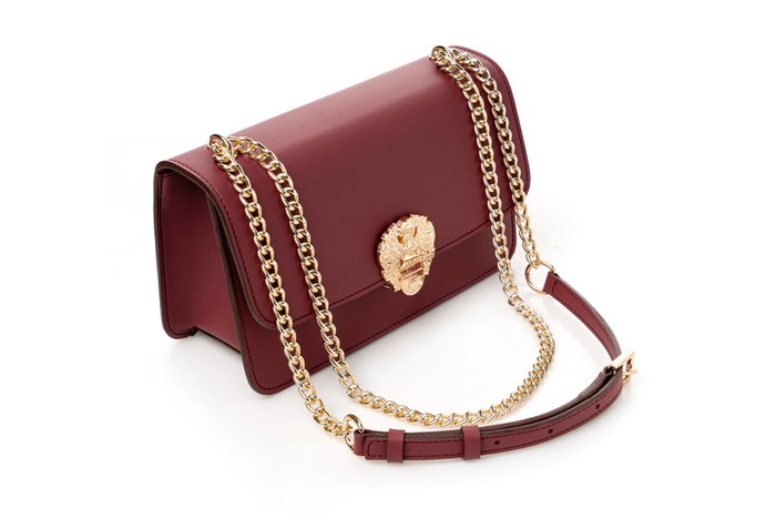 Vince Camuto Bolso de Hombro Amore - Rojo Clarete